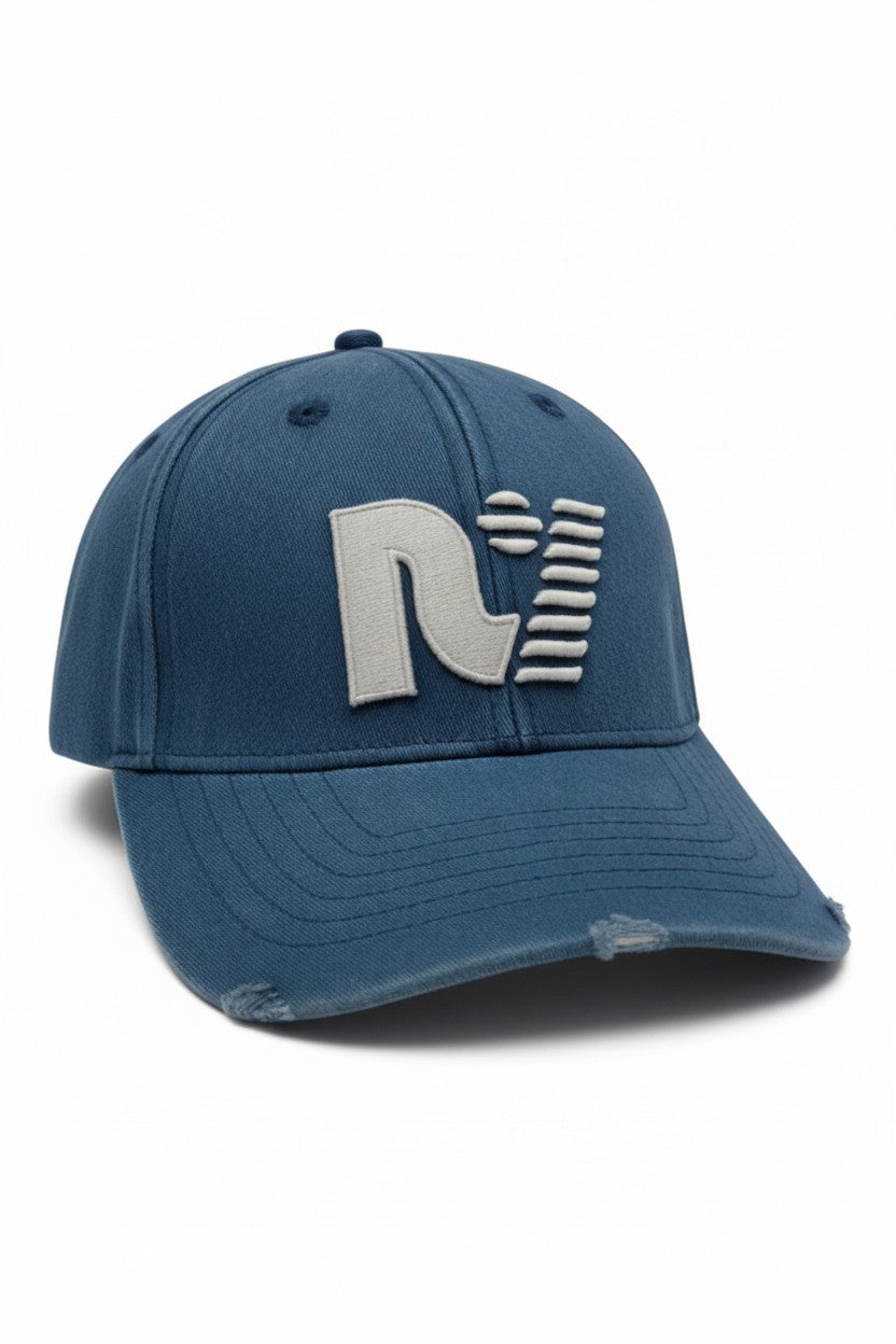 Rebel Yell Embroidered Cap – Marine Blue