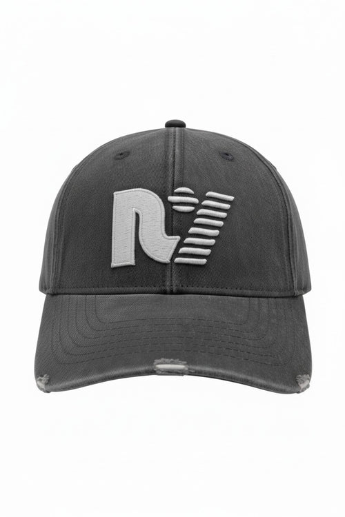 Rebel Yell Embroidered Cap  Vintage Black