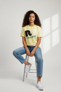 Yellow Triumph Logo Tee
