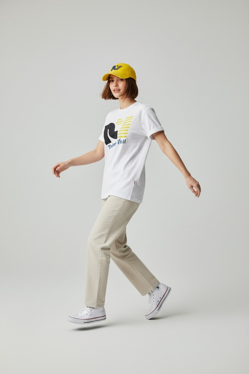 Rebel Yell Embroidered Cap Yellow