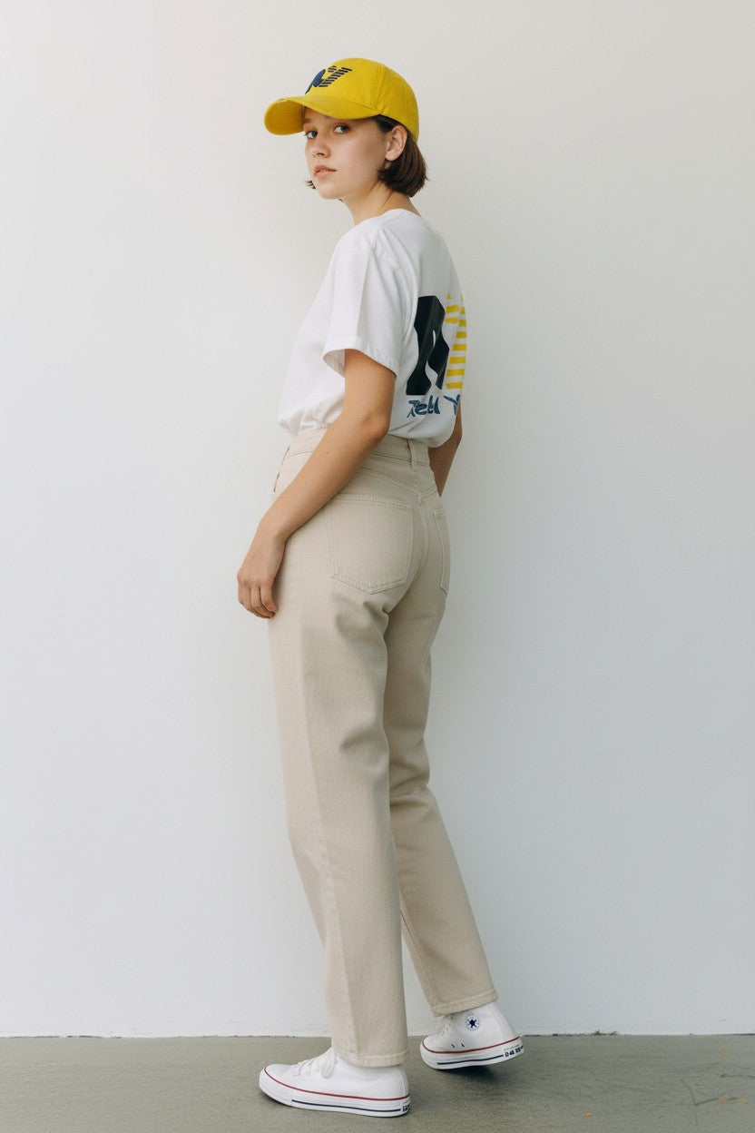 Rebel Yell Embroidered Cap Yellow
