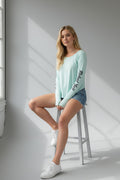 Rebel Yell Sunset Long Sleeve Apple Green