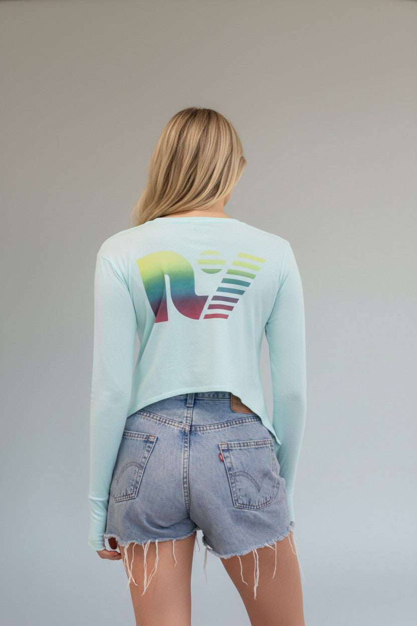 Rebel Yell Sunset Long Sleeve Apple Green