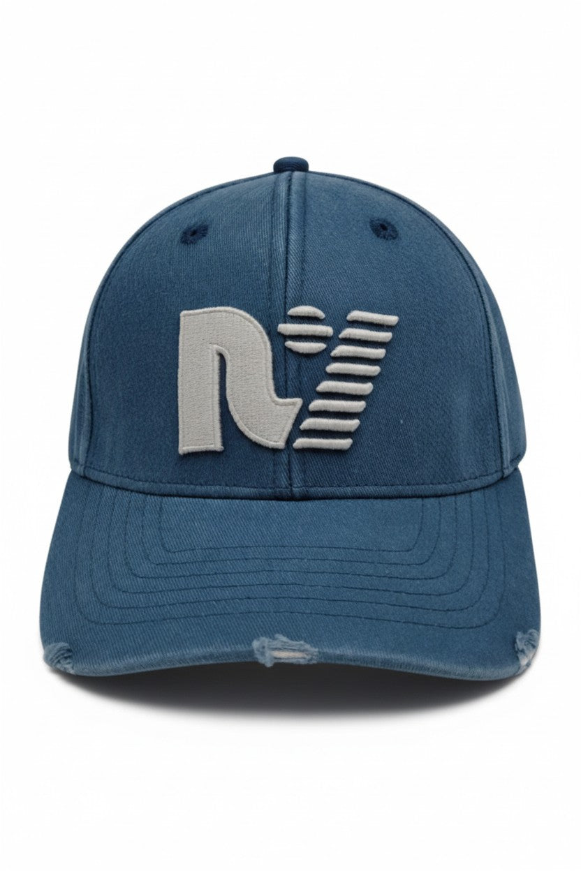 Rebel Yell Embroidered Cap – Marine Blue