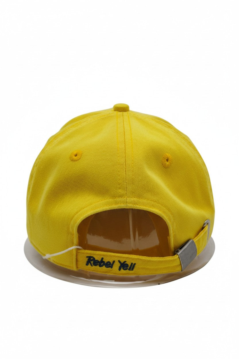 Rebel Yell Embroidered Cap Yellow