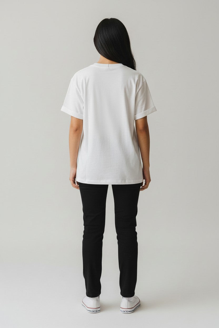Rebel Yell Graphic Tee – White