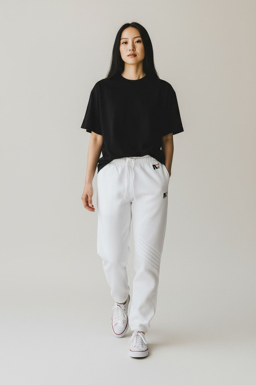 Rebel Yell Essential Jogger Crisp White
