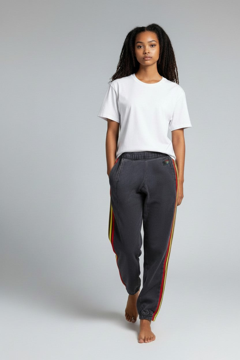 Rebel Yell Stripe Joggers Marine