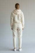 Rebel Yell Essential Zip Hoodie  Vintage Cream