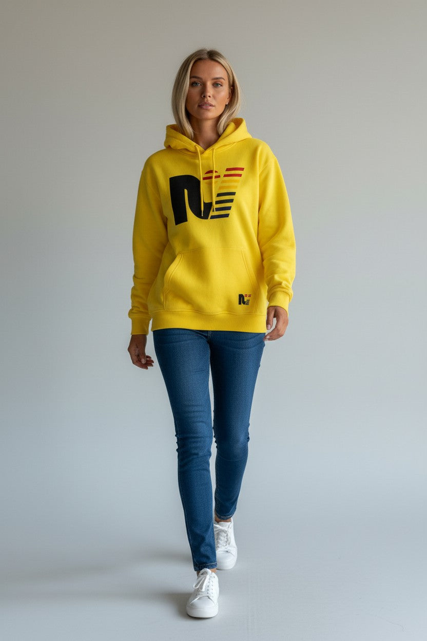 Rebel Yell Logo Hoodie – Yellow