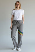 Rebel Yell Retro Chevron Jogger Grey