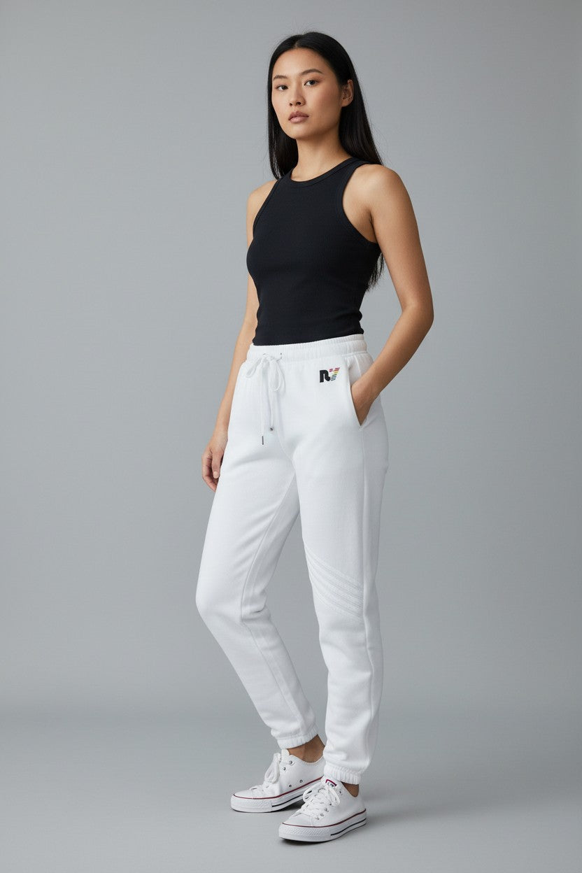 Rebel Yell Essential Jogger Crisp White