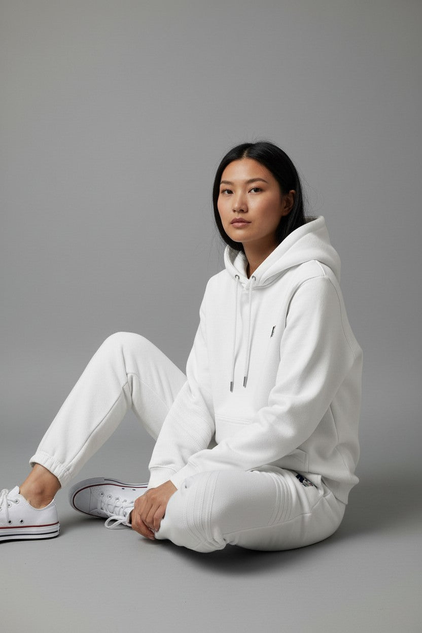 Rebel Yell Essential Pullover Hoodie Crisp White