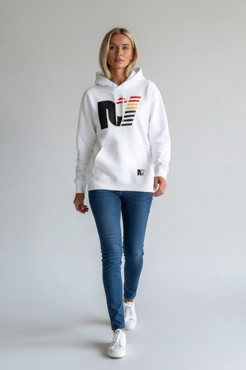 Rebel Yell Classic Logo Pullover Hoodie White