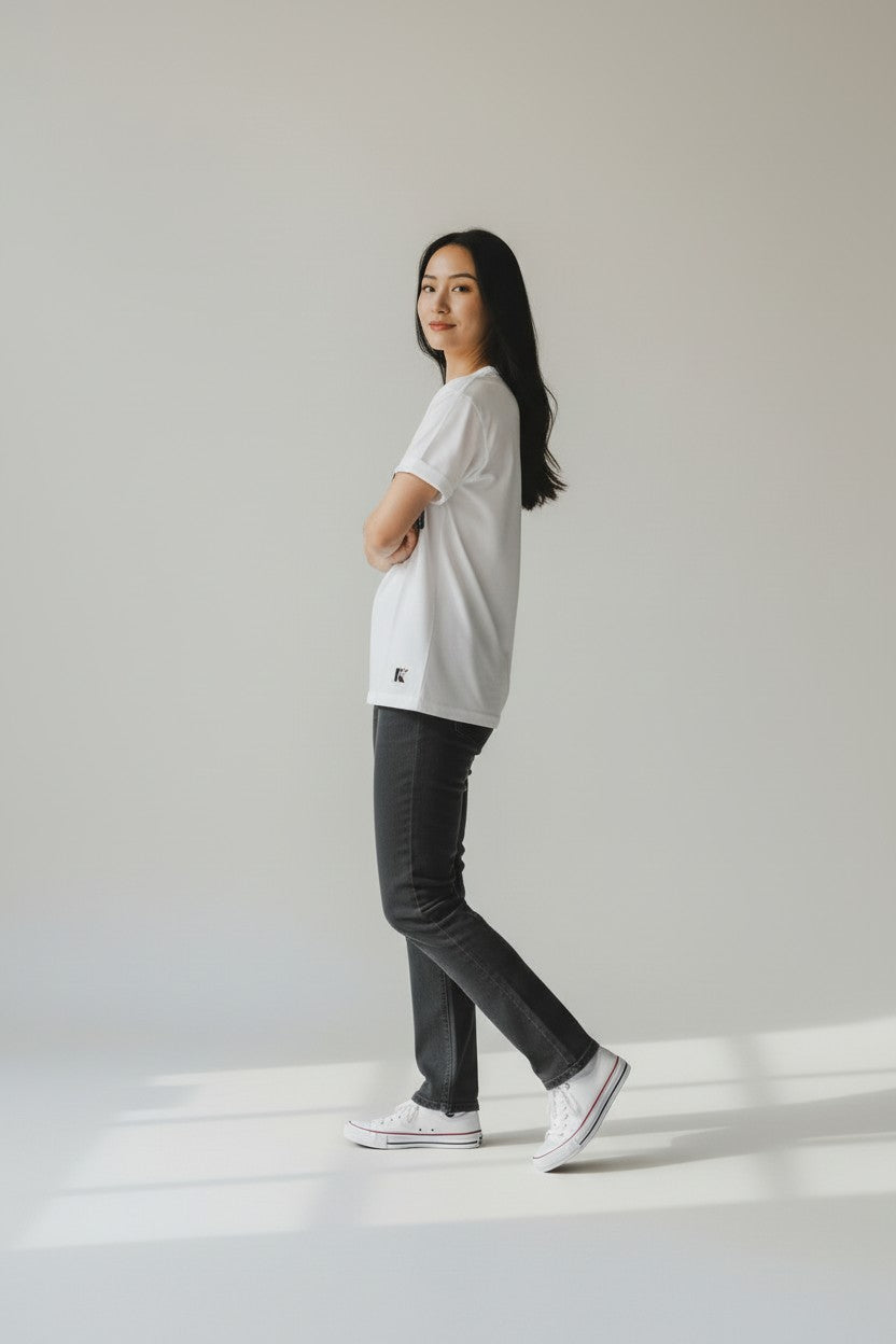 Rebel Yell Graphic Tee – White