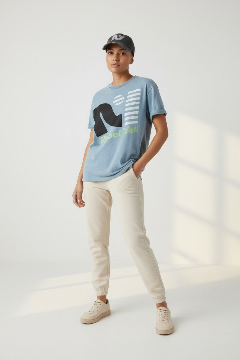 Rebel Yell Embroidered Cap  Vintage Black