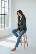 Rebel Yell Vintage Zip Hoodie Vintage Black