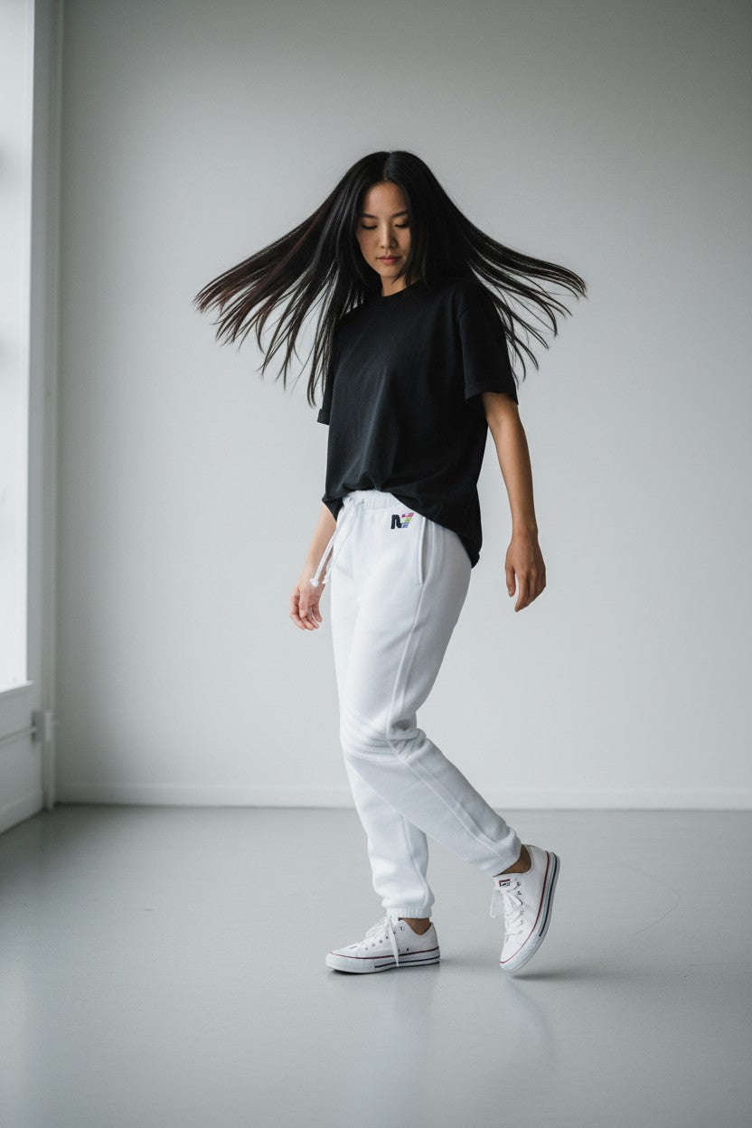 Rebel Yell Essential Jogger Crisp White
