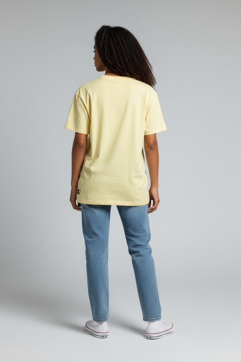 Yellow Triumph Logo Tee